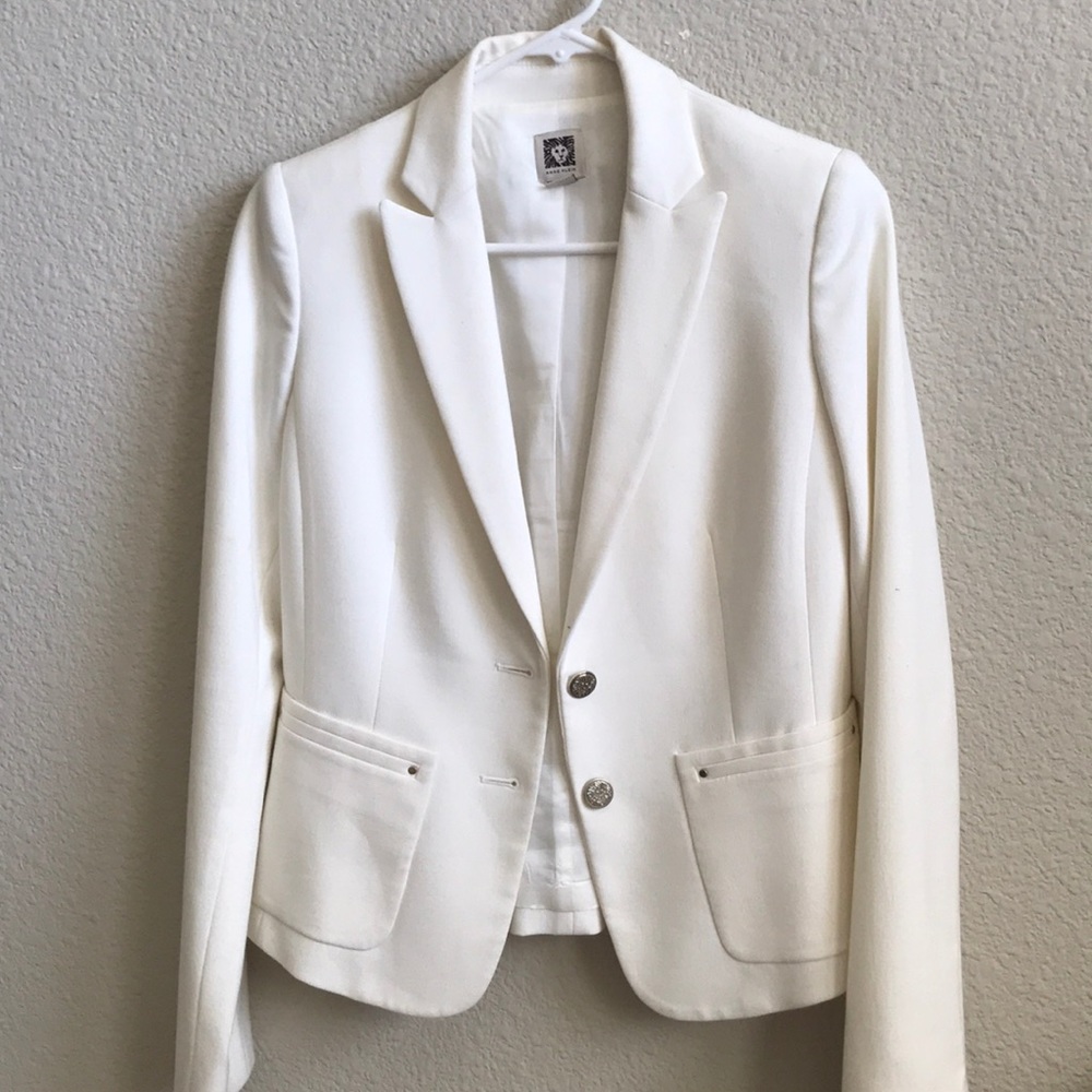 Anne Khein Off White Suit